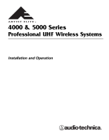 Audio Technica Artist-Elite-5000-Series - Owners Manual